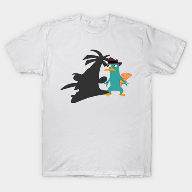 Agent P vs Doofenshmirtz T-Shirt by LuisP96